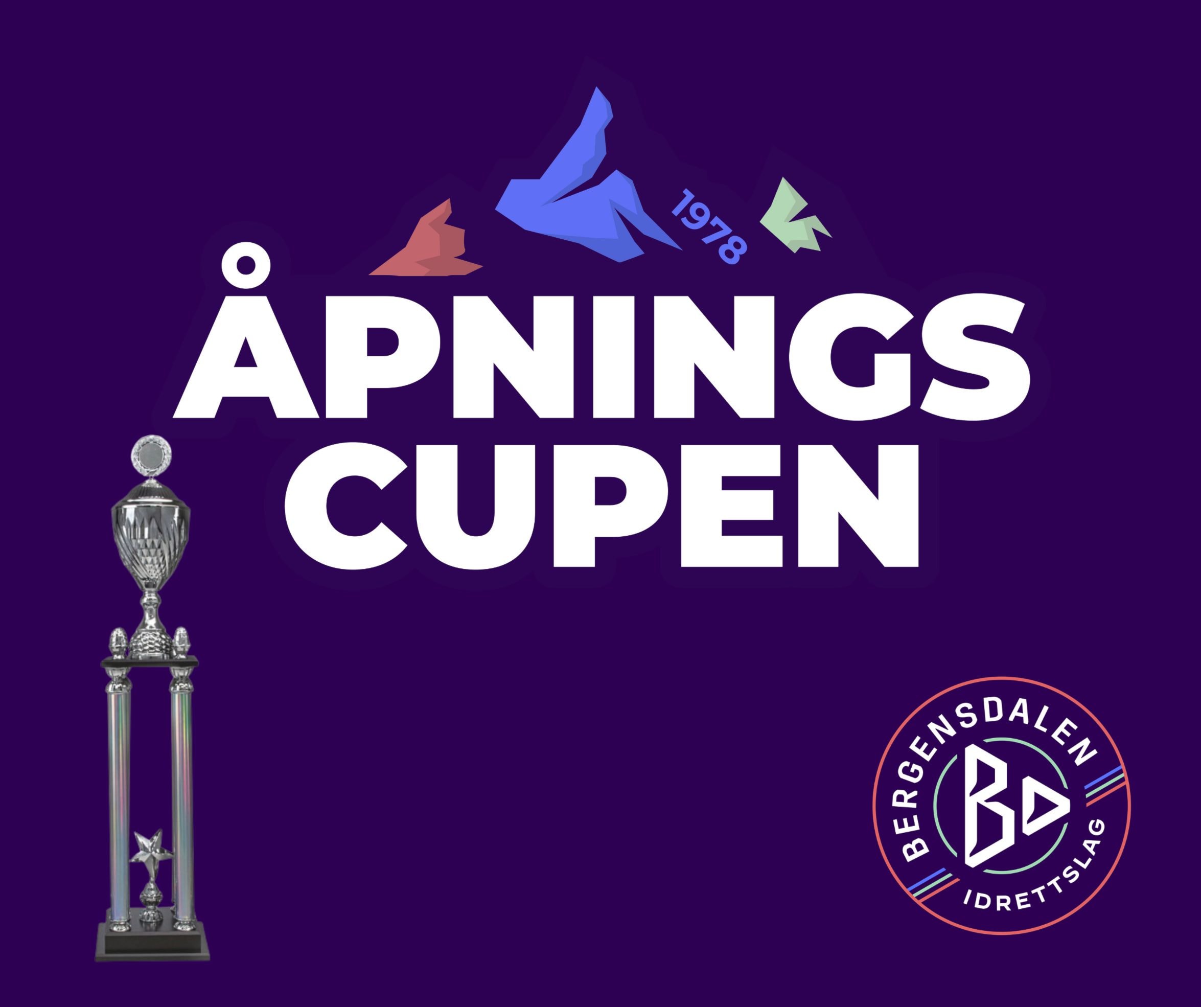 Åpningscupen innfører vandrepokal